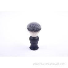 Black synthetic shaving brush